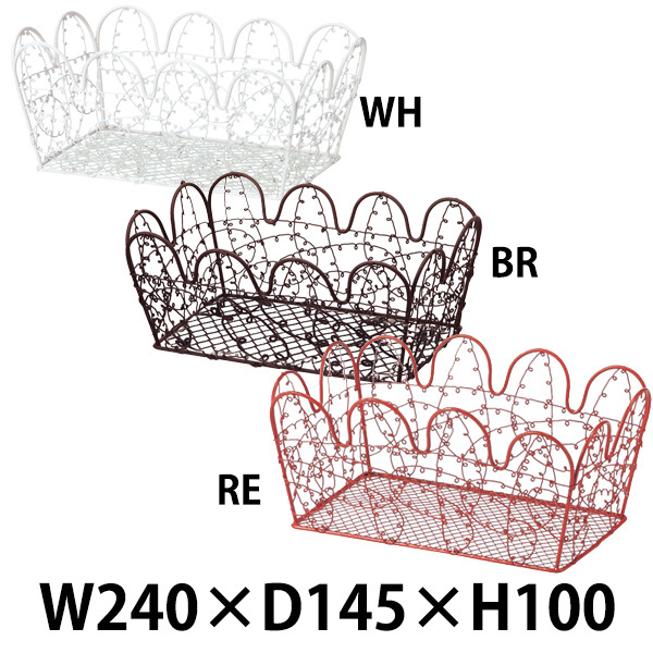 80-59-71-16RE ワイヤーバスケット 各色