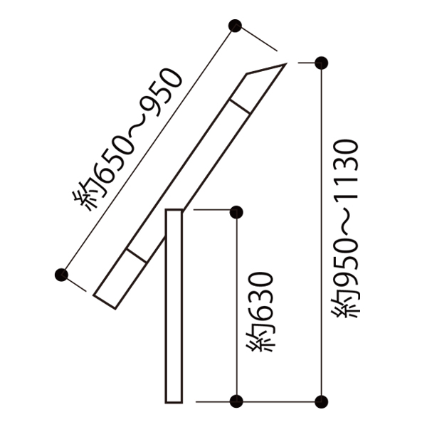 ① : 寸法図