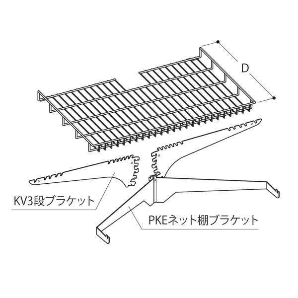 PKEネット棚セット