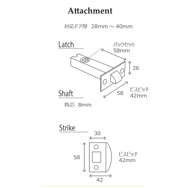 Attachment(サイズ)