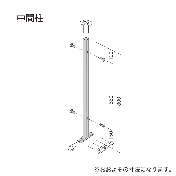 中間柱