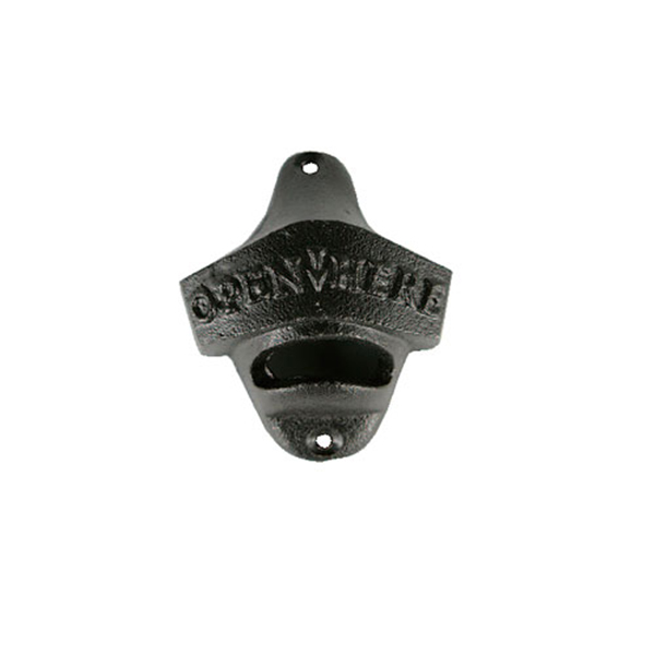 WALL MOUNT BOTTLE OPENER A.BK