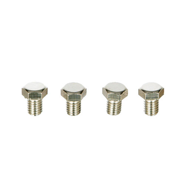 BOLT MAGNET SET OF 4 SILVER