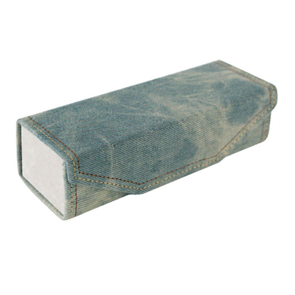 DENIM GLASSES CASE LIGHT BLUE