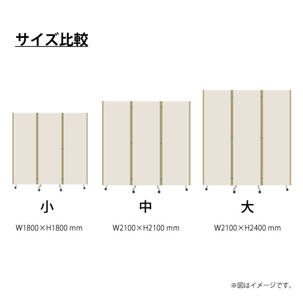 サイズ比較 イメージ図