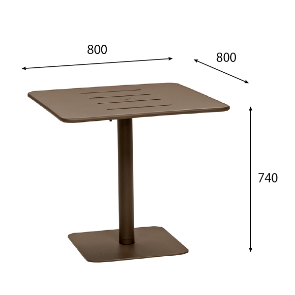 ベガビストロテーブル800 トープ