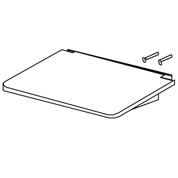 P Rack エンドシェルフ