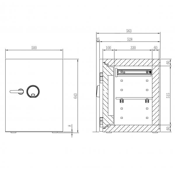 DBAUM700 容量:64L