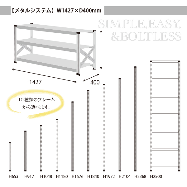 既製サイズのバリエーション<br />※お好きなサイズにカットも可能です。